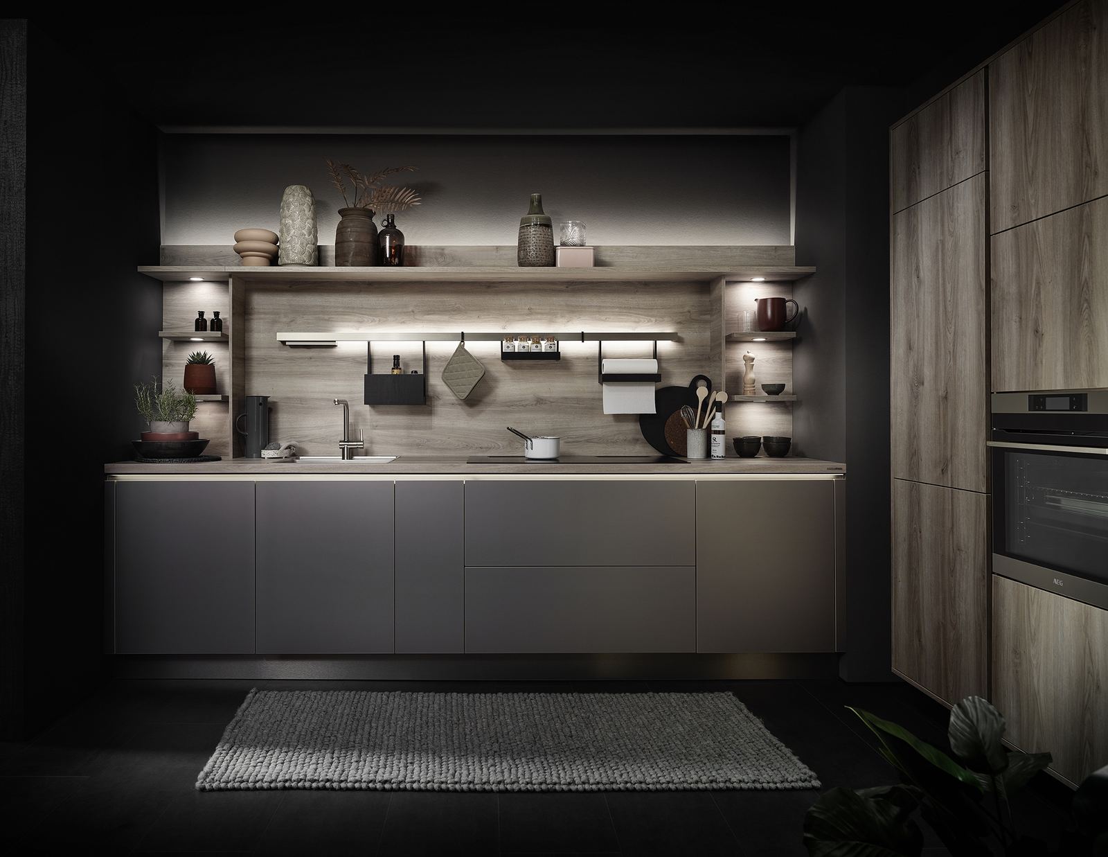 Exemple de modèle de cuisine issu des gammes Elegam